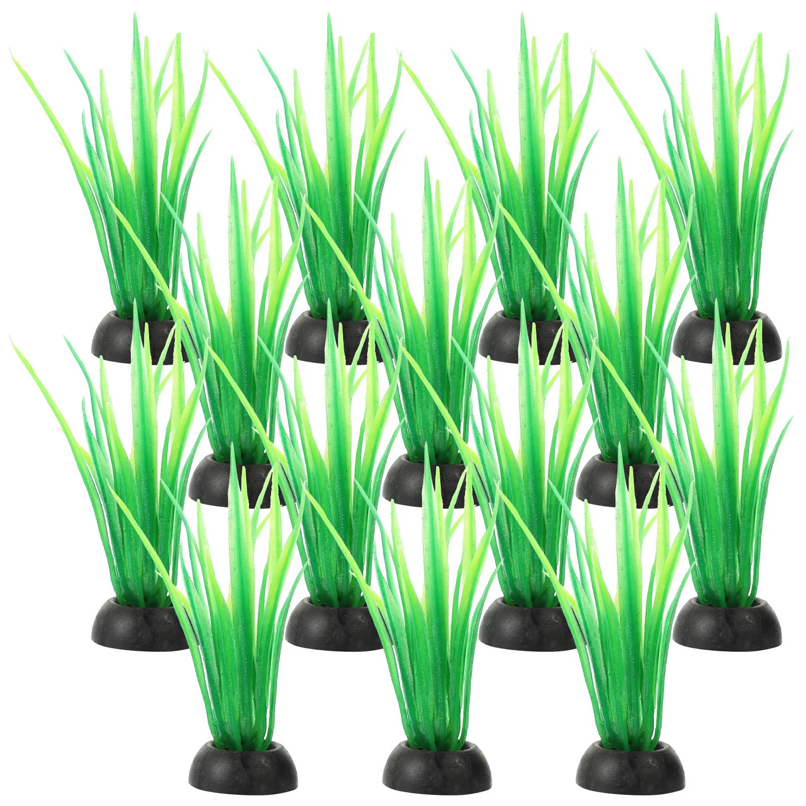 20pcs Realistic Plastic Aquarium Plants for Fish Tank Decor – Lifelike, Non-Toxic, Thick Base Hiding Spots for Betta