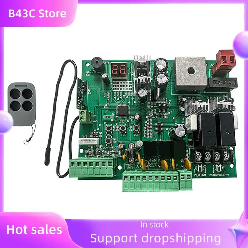 B14C Control Board Panel For Automatic Double Arms Swing Gate Opener DC 24V PCB Board Smart Control Center System