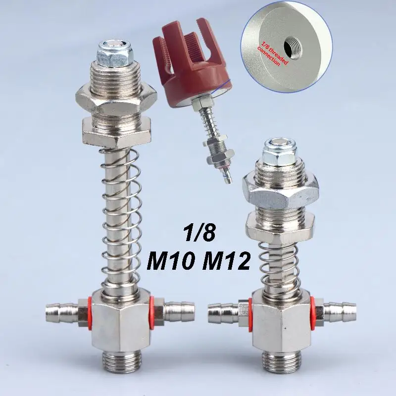 Side Tail Air Inlet Vacuum Sucker Mechanical Arm M12 M10 1/8''Big Head Suction Cup Manipulator Accessories Bracket