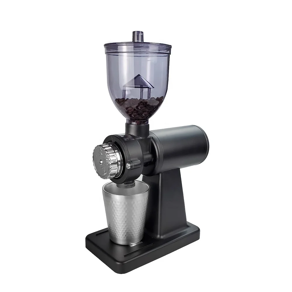 

Электрическая мельница для кофейных зерен, 250 г, коммерческая и домашняя мельница, 200 Вт, автоматическая мельница с жерновами, профессиональный мильер