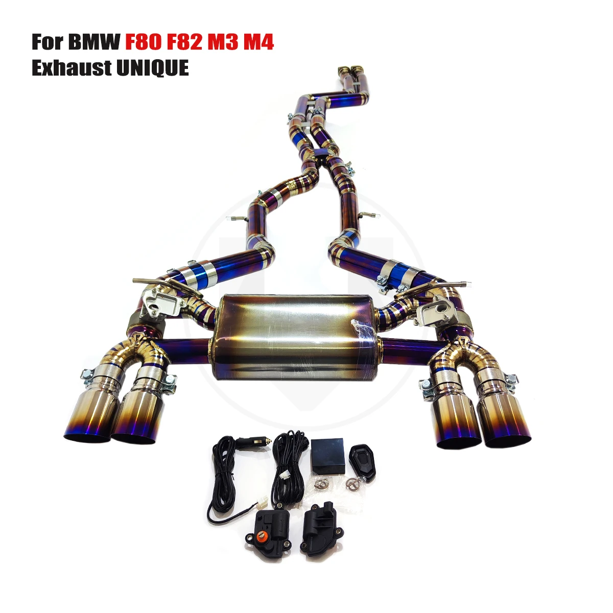 

УНИКАЛЬНАЯ для 2014-2020 Bmw F80 F82 m3 m4 s55 3.0T выхлоп после вакуумного клапана глушителя для титанового х-трубного клапана выхлопной системы