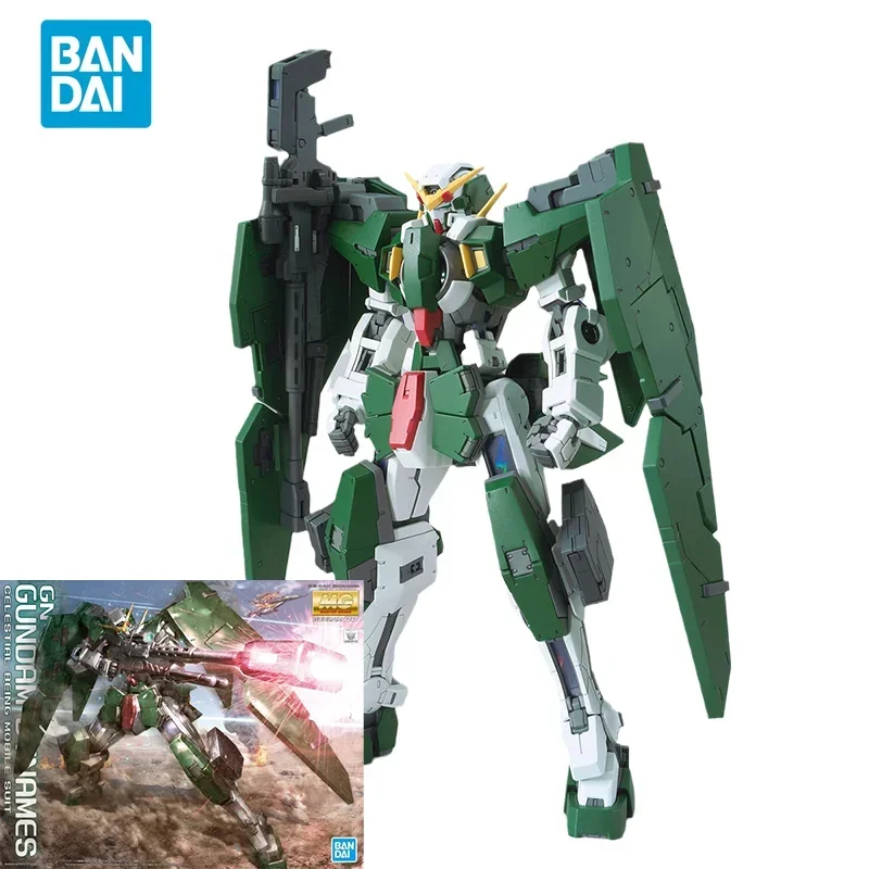 

Bandai Original GUNDAM Anime Model MG 1/100 GN-002 GUNDAM DYUNAMES Action Figure Assembly Model Toys Gifts for Children