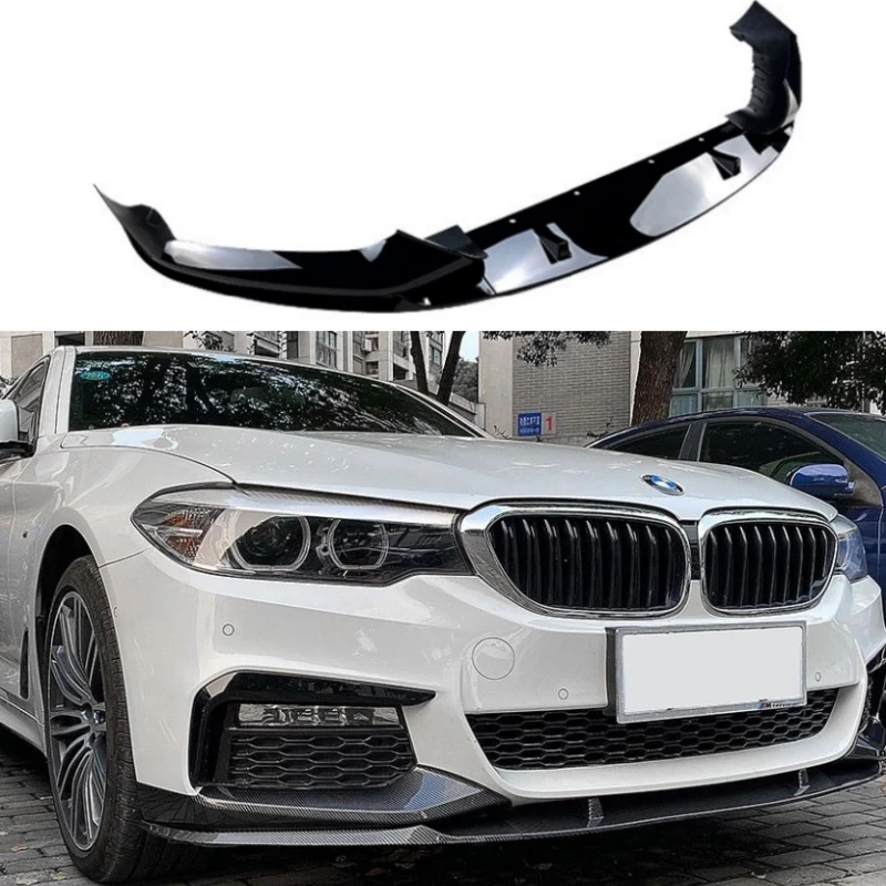 For BMW G30 G31 2017-2020 Front Bumper Lip Splitter Spolier Diverter Diffuser Retrofit M Sport Spolier