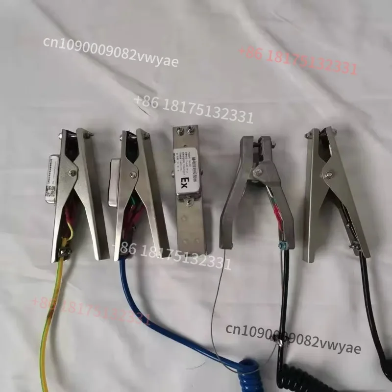 Gas Station Canned Unloading Intrinsic Safety Explosion-proof Sound Light Static Grounding Alarm Clip