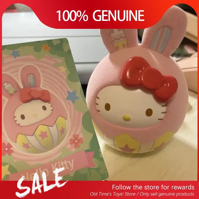 Echte neue Kuromi Kitty Charaktere Kaninchen Spaß Ei Serie Blind Box süße Kuromi Kitty trendige Spielzeug Desktop Ornamen Geburtstagsgeschenk