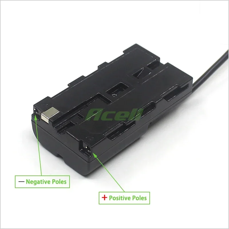 Imitacja baterii np-f DC d-tap łącznik do monitorów/świateł/lamp wymień SONY DK-415 NP-F970 F960 F770 F750 F550 bateria