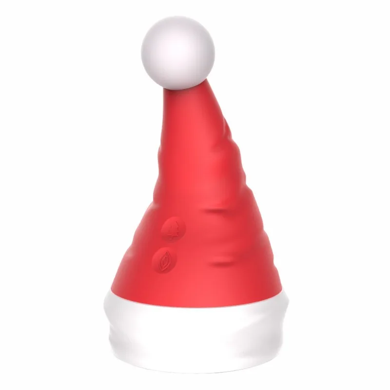 Premium G-spot Stimulator  Christmas Hat Design Adult Toy Skin-friendly Silicone Comfort Experience for Women & Couples