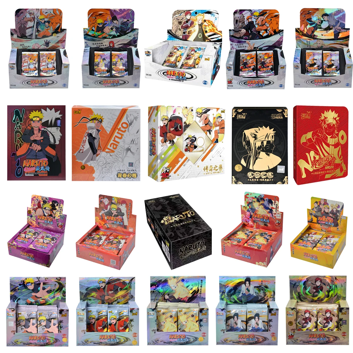 Naruto Card 2024 KAYOU Genuine Collection Card Game Card Gift Complete Collection Series Fight Chapter Pro Chapter Childrens Toy