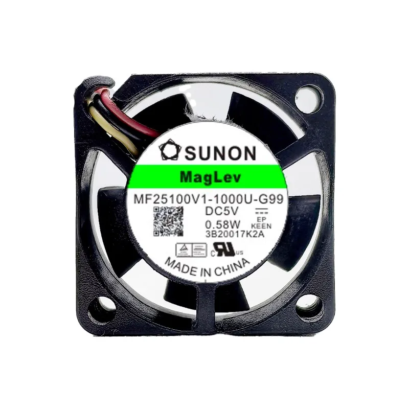 New Cooler Fan for SUNON MF25100V1-1000U-G99 2510 5V 0.58W Mini Cooling Fan