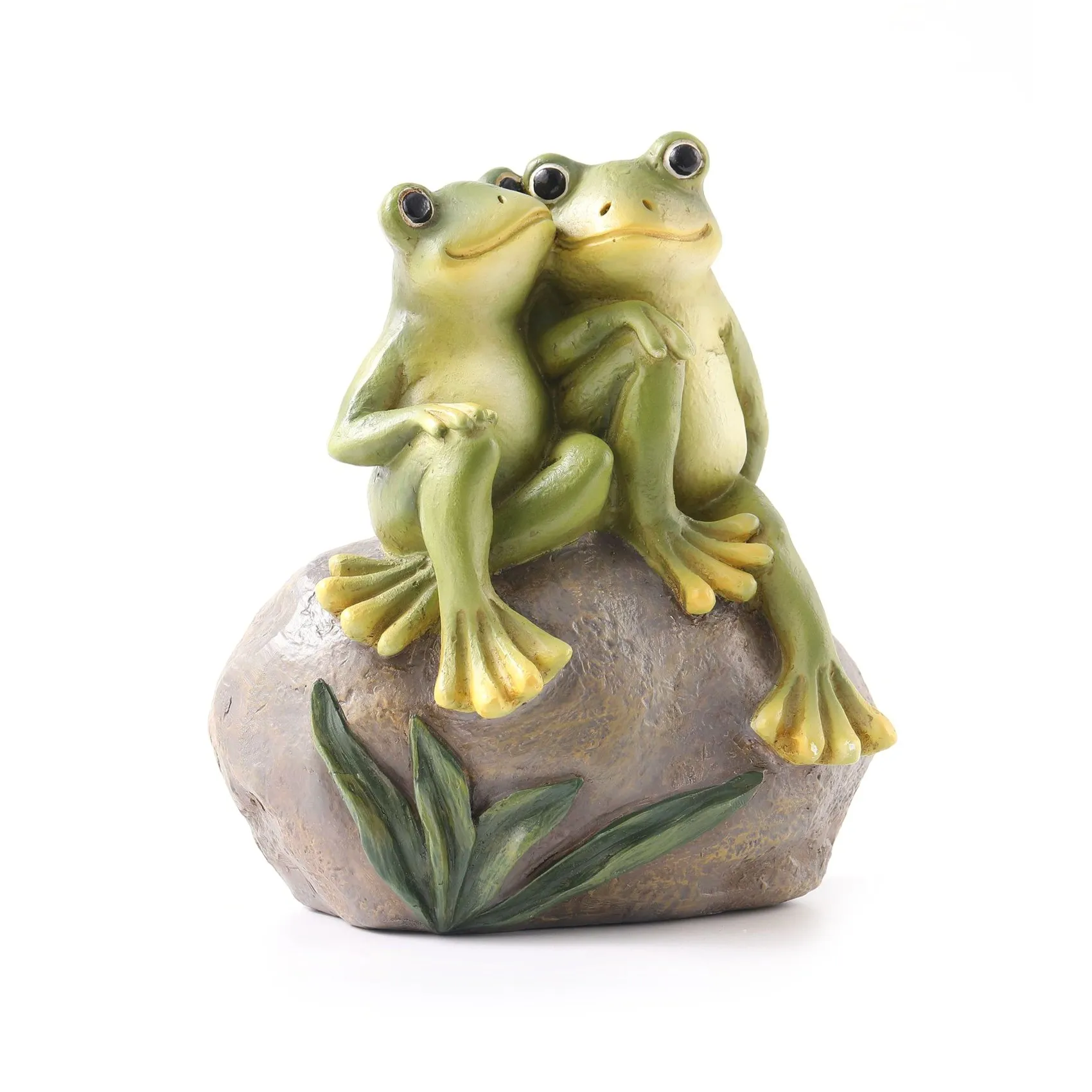 Lover Frog Decor Garden Frogs Couple Statues Romantic Resin Animal Figurine Frog Stuff Outdoor Lawn Accessories