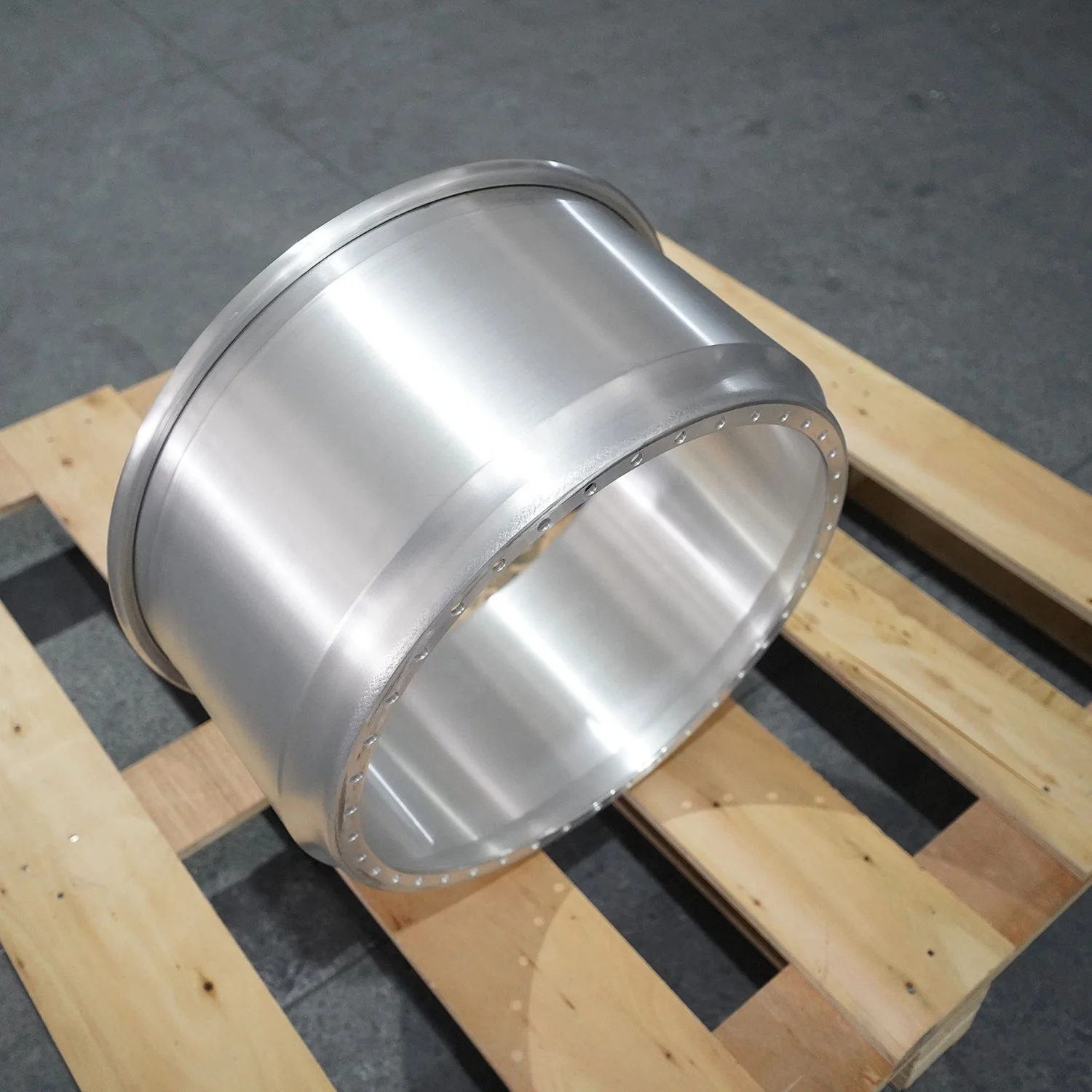 20x8 Inch Brushed Finish Rim Step up 3 Piece Forged Wheel Barrel