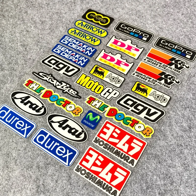 오토바이 액세서리 방수 스티커 데칼 반사 혼다 스즈키 가와사키 BAJAJ