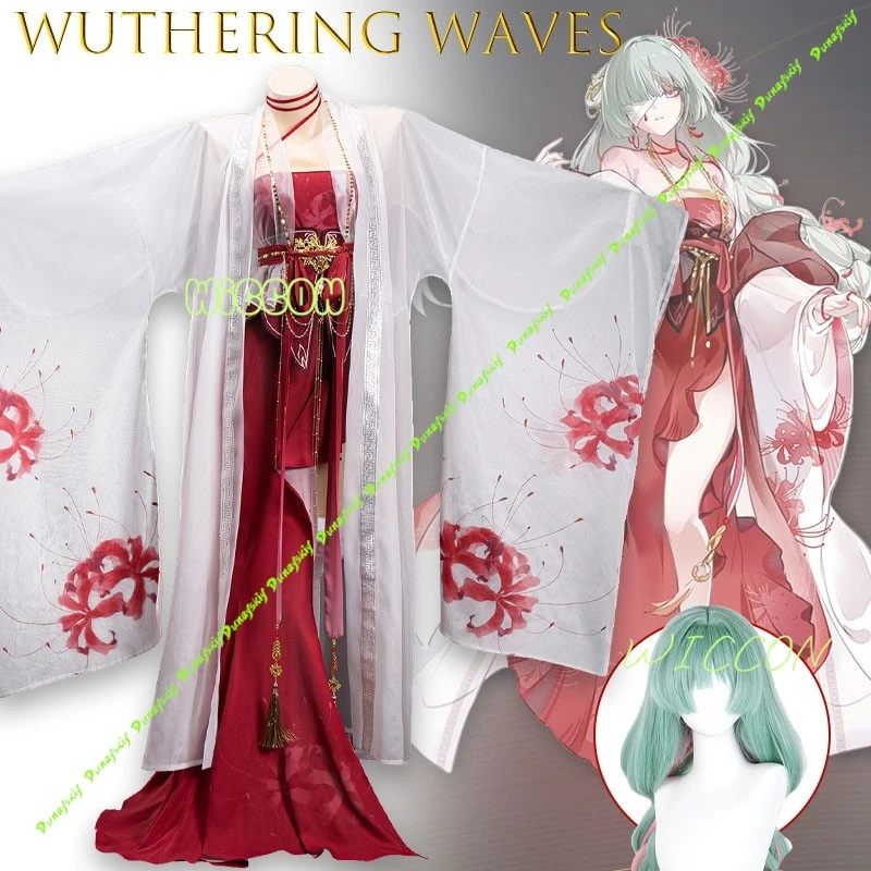 

‌Wuthering Waves Phrolova Bi An Chang Meng Ci Hanfu-Inspired Anime Girl Cosplay Costume Game Themed Women's Cosplay Clothing‌