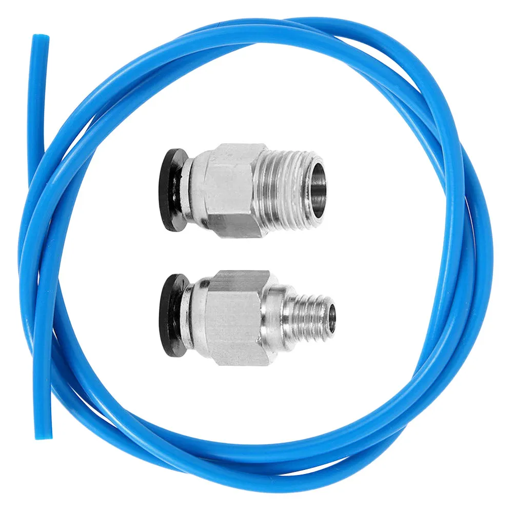 

6Pcs Ptfe Bowden Tubing Connector Set Heat Resistant Pneumatic Fittings Self-Lubricating Extruder Pipe for 3D Printer