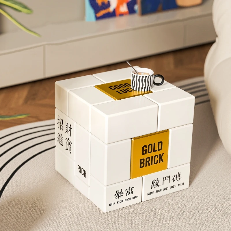 Home Decor Creative Simple Side Tables Floor Decor Home Furniture Bedroom Bedside Table Balcony Coffee Tables Housewarming Gifts