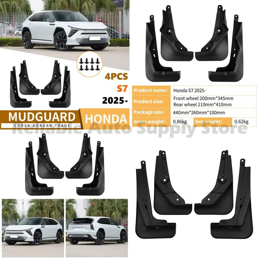

For Honda S7 2025 Car Mudguards Rubber Flaps Premium Quality Top Seller Fast Shipping Direct Dropshipping