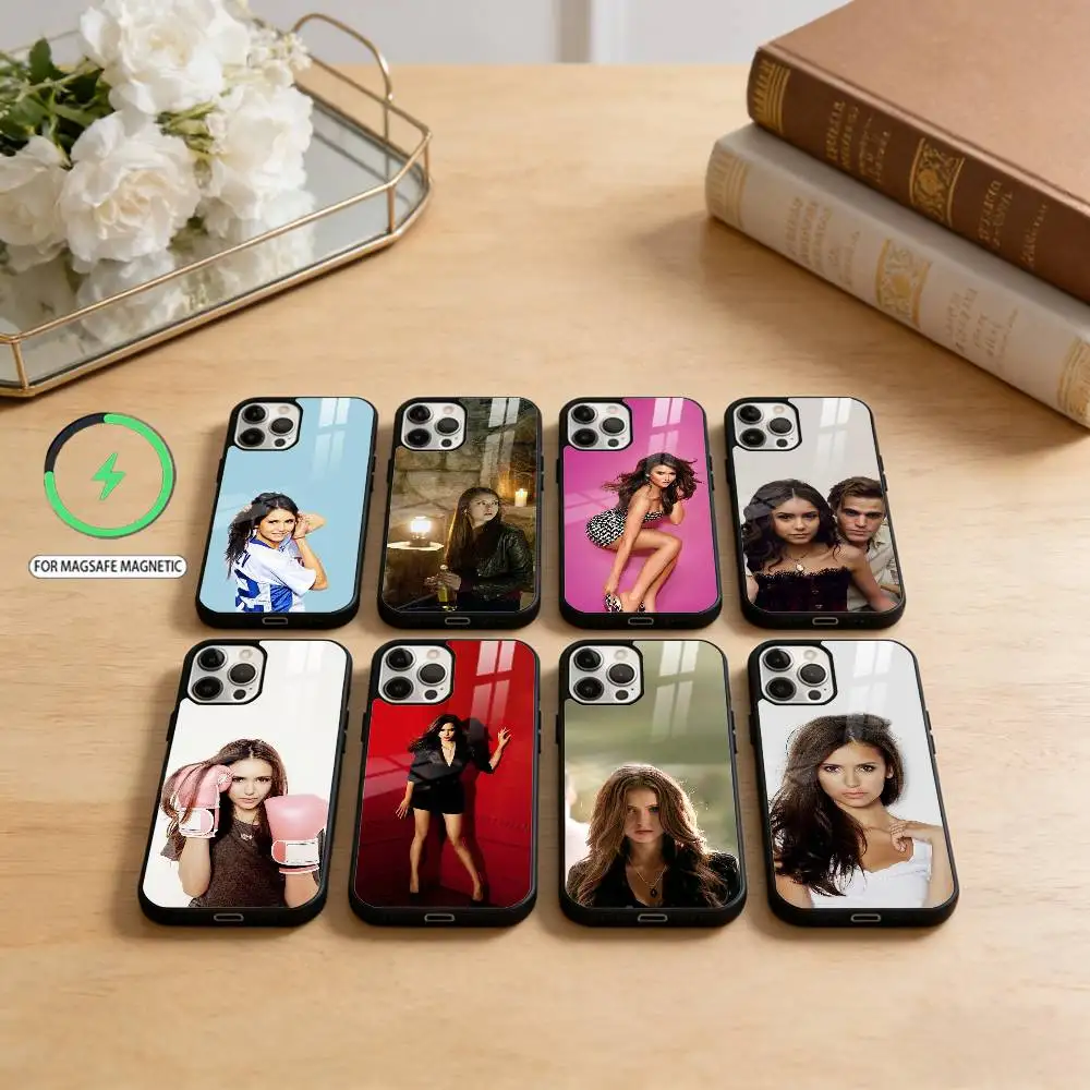 

Girl N-Nina D-Dobrev Phone Case For iPhone17,16,15,14,13,12,11 Plus,Pro Max Magnetic For Magsafe Wireless Charging