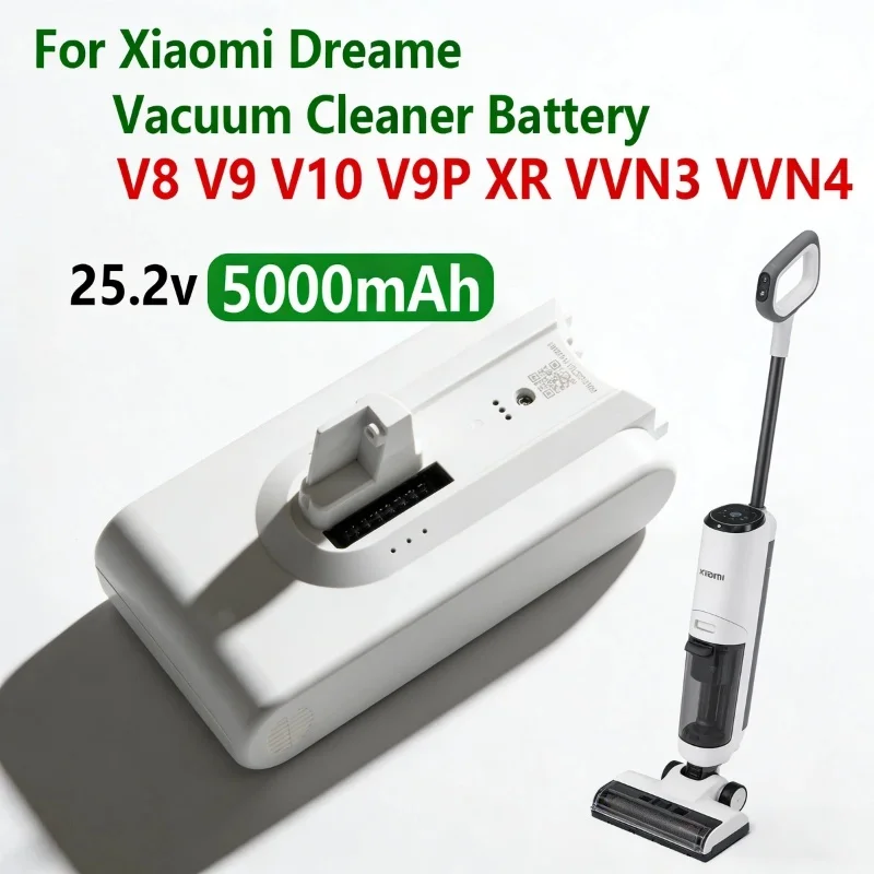 

High Performance Replacement Lithium Battery for Dreame V8 V9 V10 V11 V9P V10Pro XR VVN3 VVN4 VVN5 Cordless Vacuum Cleaner Parts
