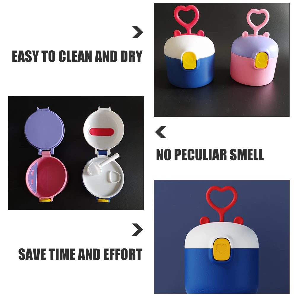 

Milk Powder Storage Container Airtight Baby Food Container Formula Dispenser Microwave Safe Easy Clean Powder Scoop