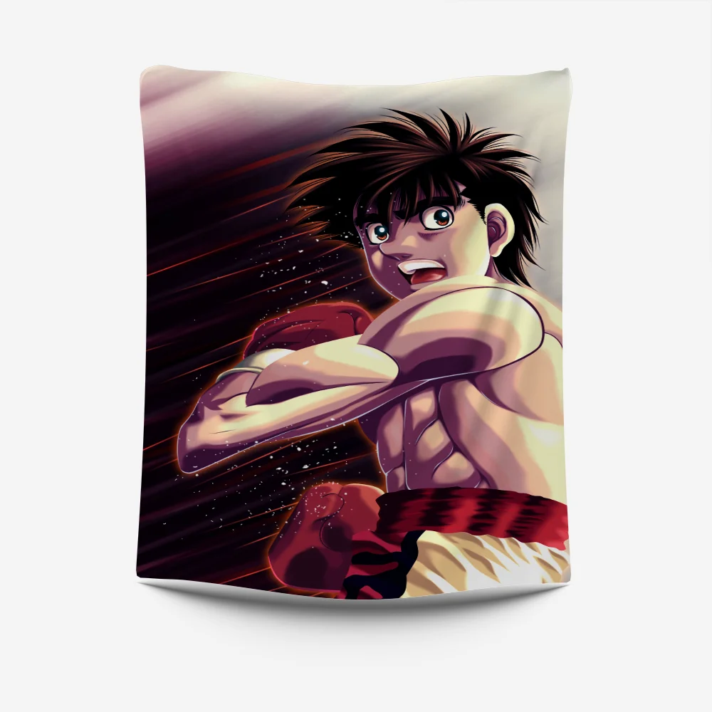 Hajime no ippo Tapestry Creative Pattern Photo Living Room Wall Art Tapestry Decor Party Outdoor Decorate Banners