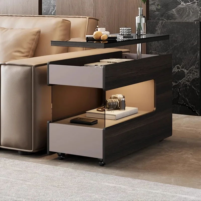 

-+Aesthetic Floor Coffee Table Display Unique Italian Clear Coffee Table Luxury Glam Muebles Para El Hogar Furniture Accessories