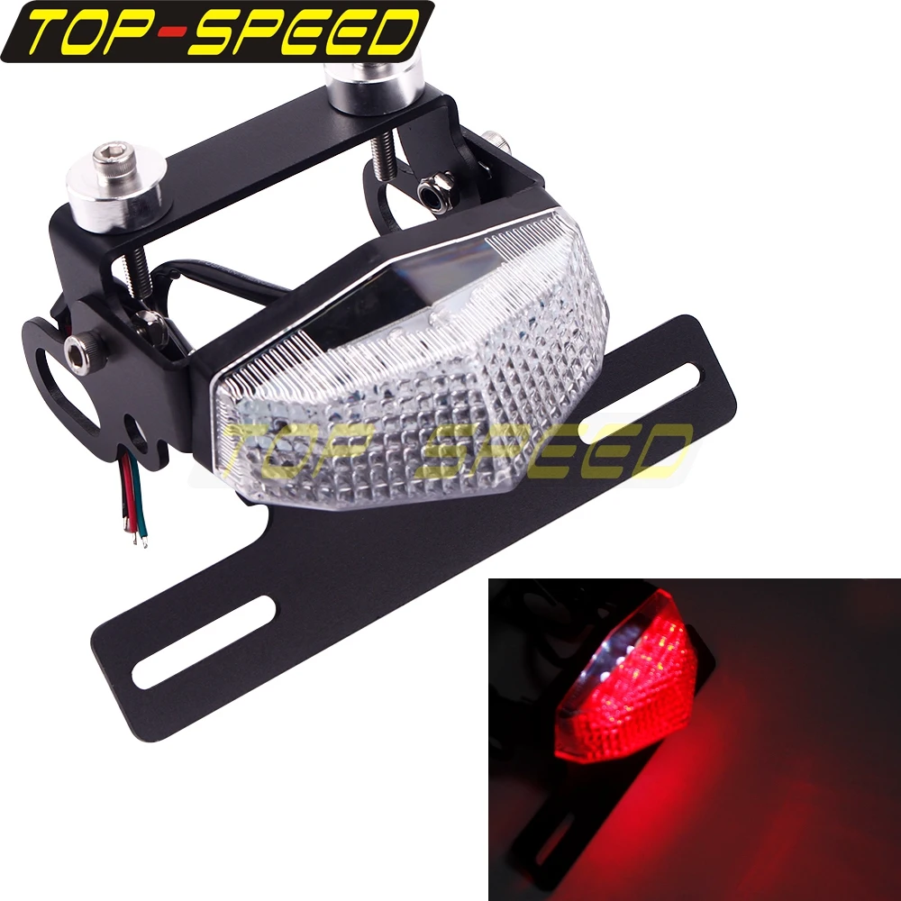 LED Tail Brake Light License Plate Holder Fender Eliminator Registration  Bracket For Honda NC700 NC750 NC 700 750 S/X 2012-2015