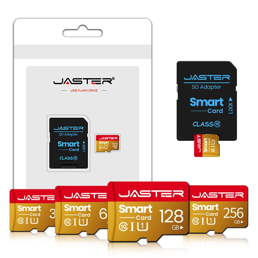 

Оригинальная карта JASTER TF/SD 64 ГБ Class10 A1 для видеонаблюдения MP3 MP4 Карта памяти мобильного телефона 32 ГБ U1 TF-карта 128 ГБ U3 16 ГБ