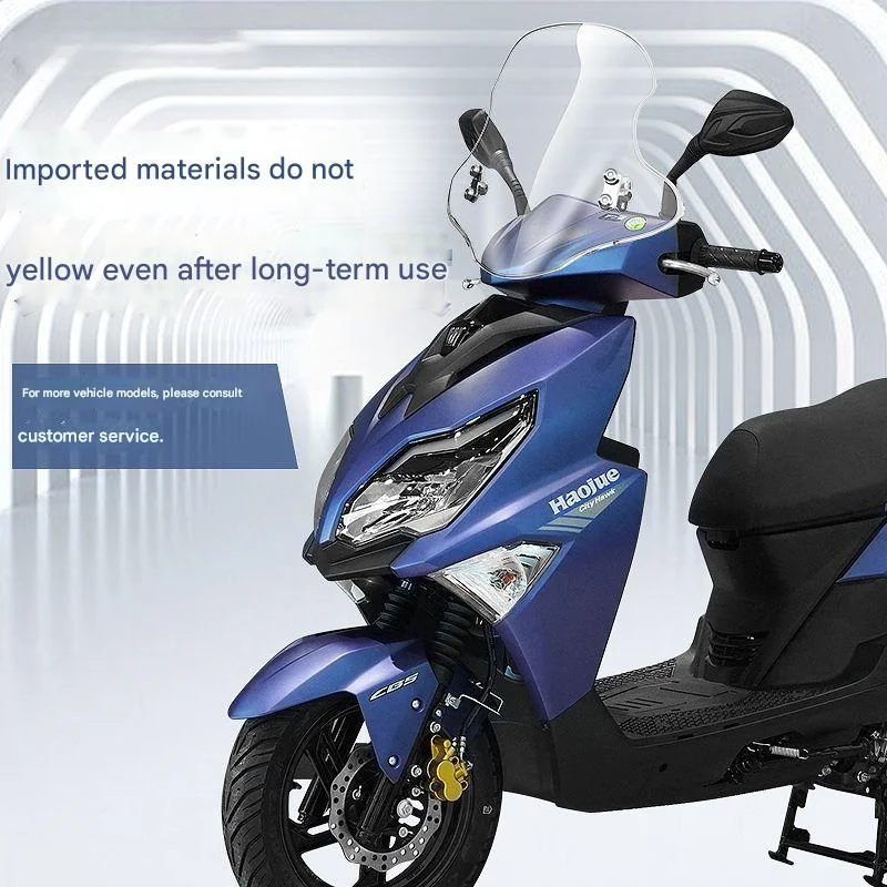 FOR Universal Scooter Wind Deflector Windproof Front Windshield Upgrade for UY125 AFR125 Motorcycle E-Bike Accessory
