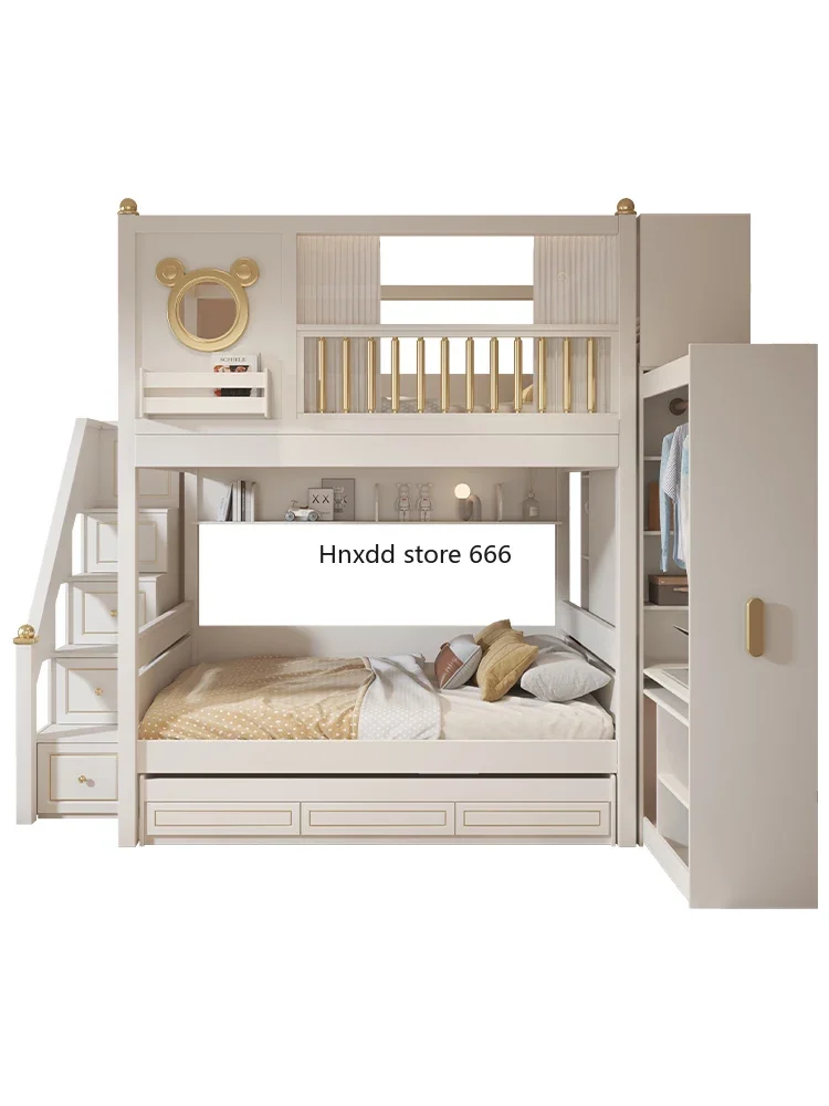 Children's bed S-type mother and child bed does not disturb each other, bunk and bunk double