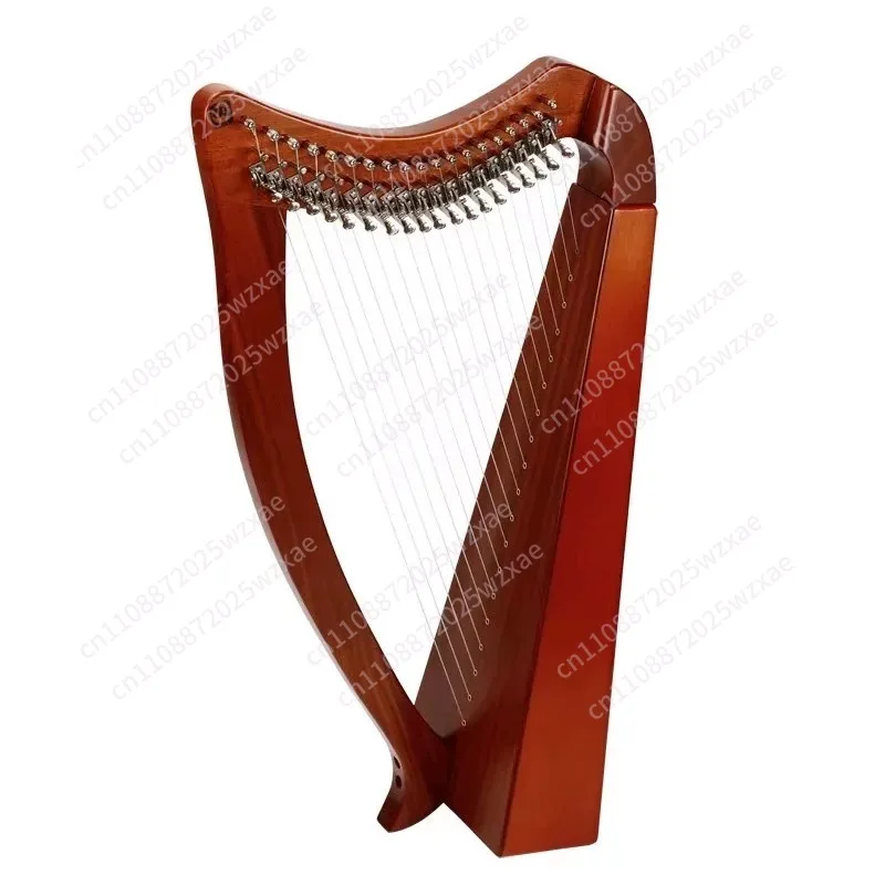 23 Strings Harp Wood Half Tone System Harps Professional Adult Performance Harp Half Tone Board Key Design Stringed Instruments