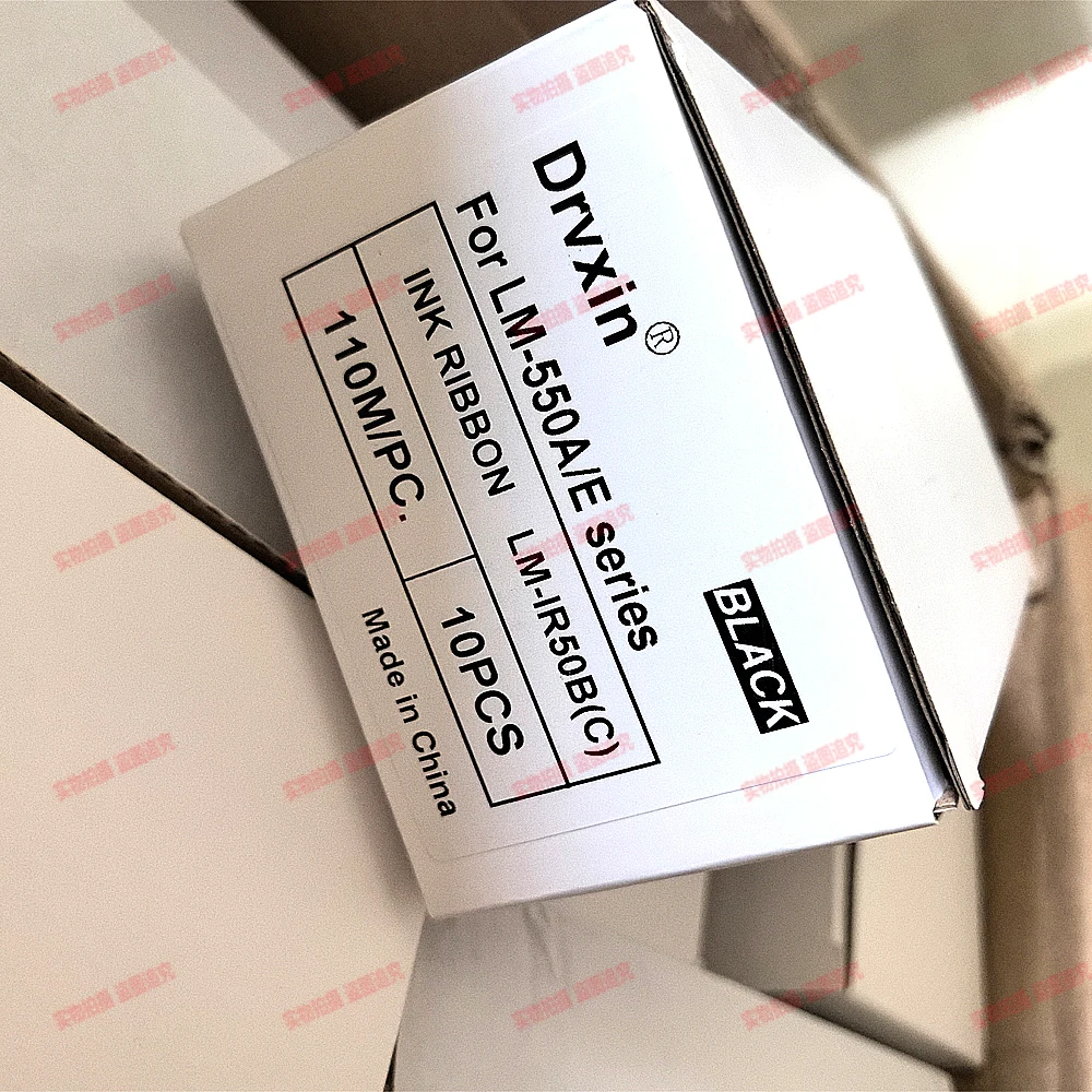 INK RIBBON LM-IR50B (C) Compatible black printer cartridge for Wire Marker ID Printer LM-550A/E electronic wire number machine