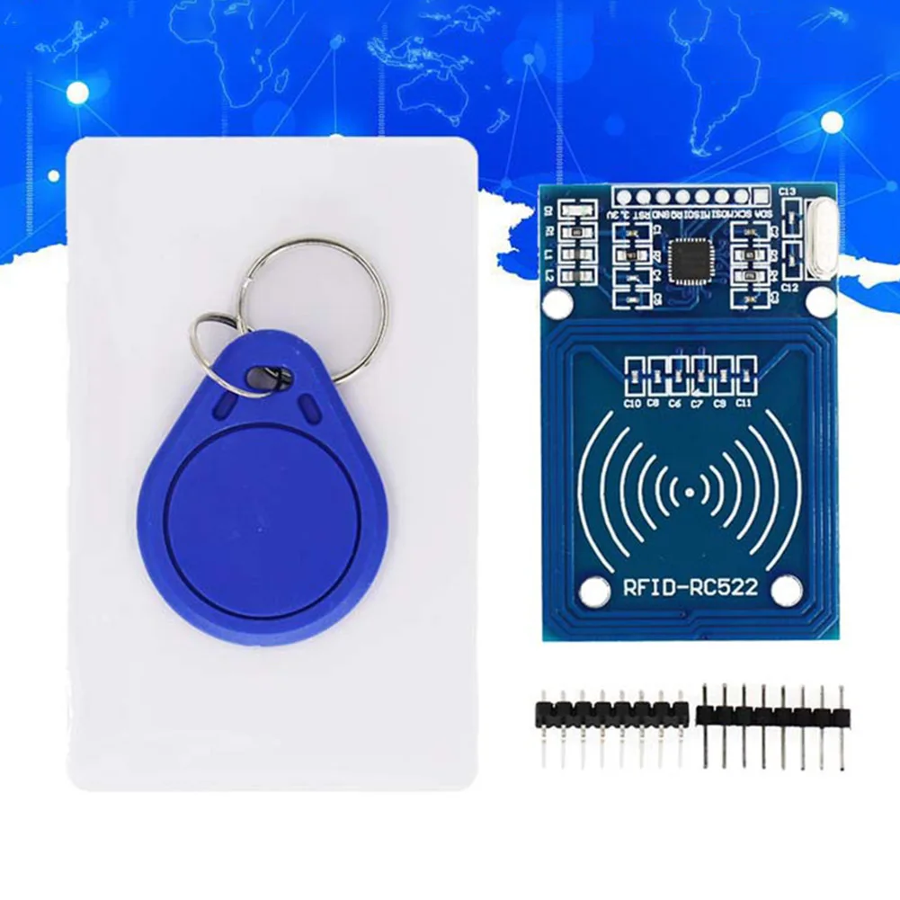 

RFID IC Wireless Module MFRC-522 RFID Module 13.56MHz with Tags SPI Write Read Easy To Use Compact Size