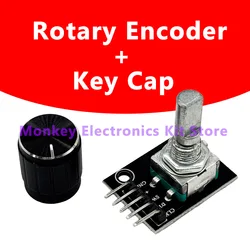 1 to 8 PCS KY-040 360 Degrees Rotary Encoder Module with Knob Cap 5V Brick Sensor Switch Development Board Module for R3 Board