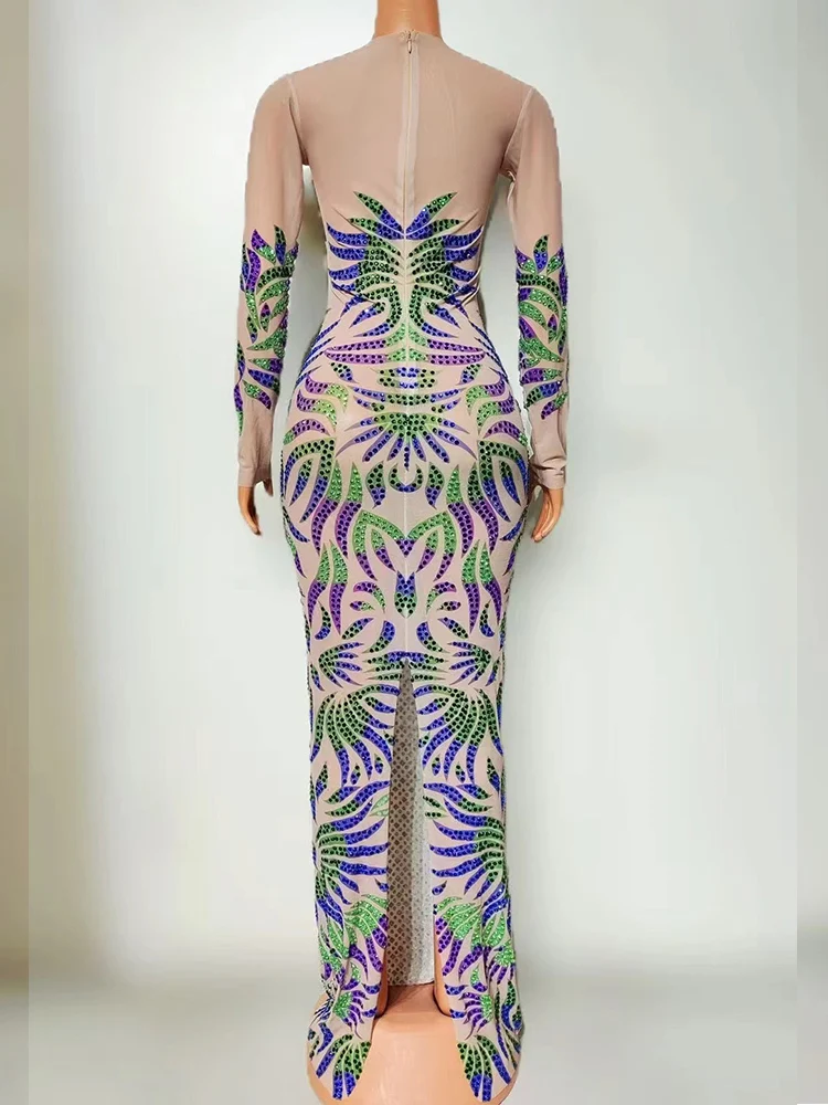 Haute qualité estampage à chaud imprimé élastique hanche étreinte jupe longue 2025 nouvelle mode personnalisé vêtements pour femmes