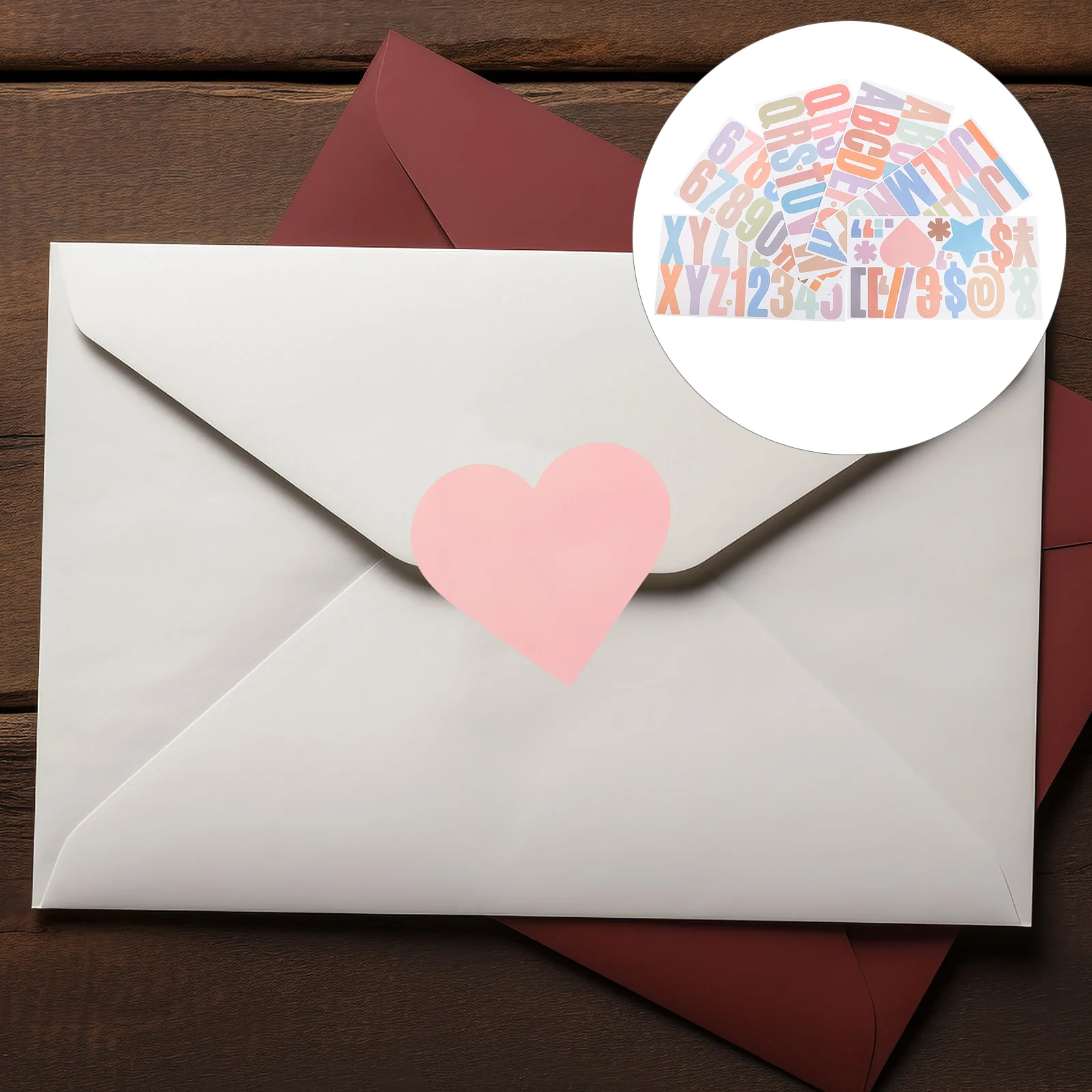 Letter Stickers DIY Trash Can Self-adhesive Letters for Crafts Alphabet Decorative Number Reflective Numbers Scrapbooking Nail