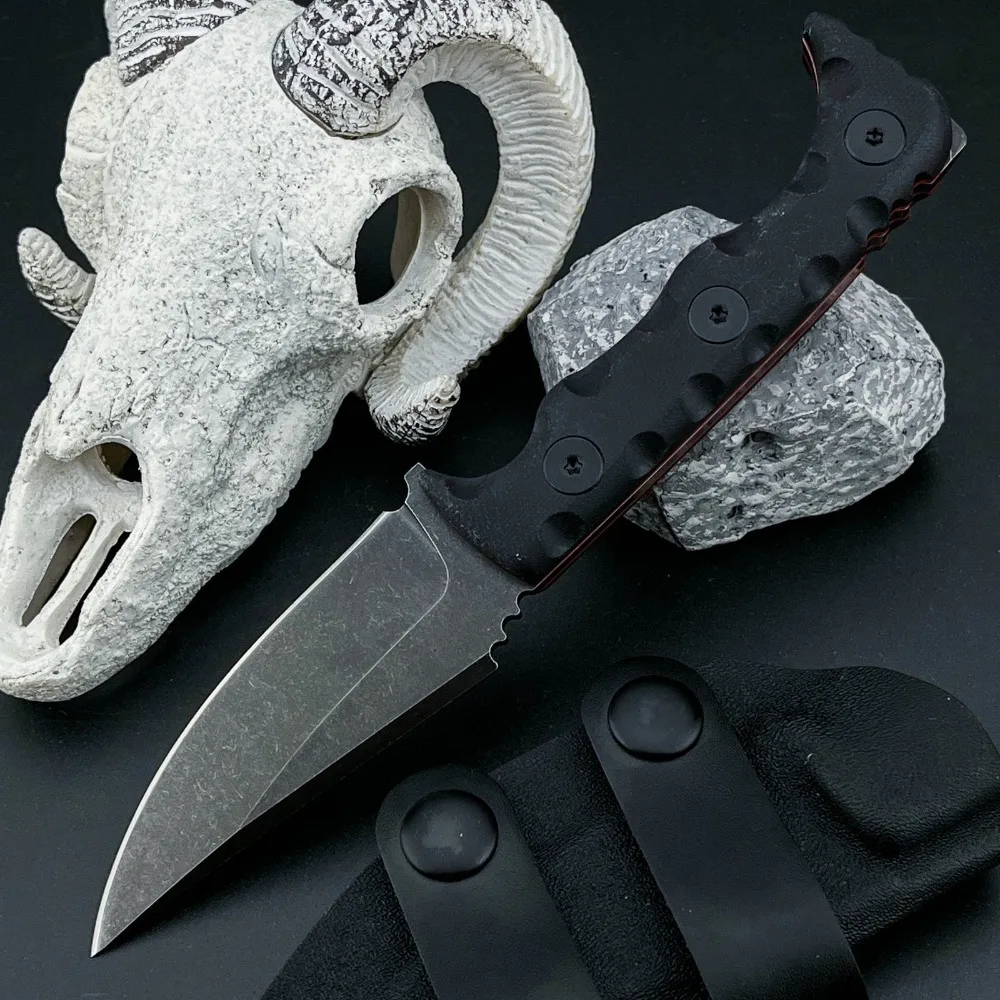 

Универсальный уличный нож с фиксированным клинком из стали 7Cr13Mov, рукоять G10, высочайшее качество, инструмент для кемпинга, прочный тактический нож