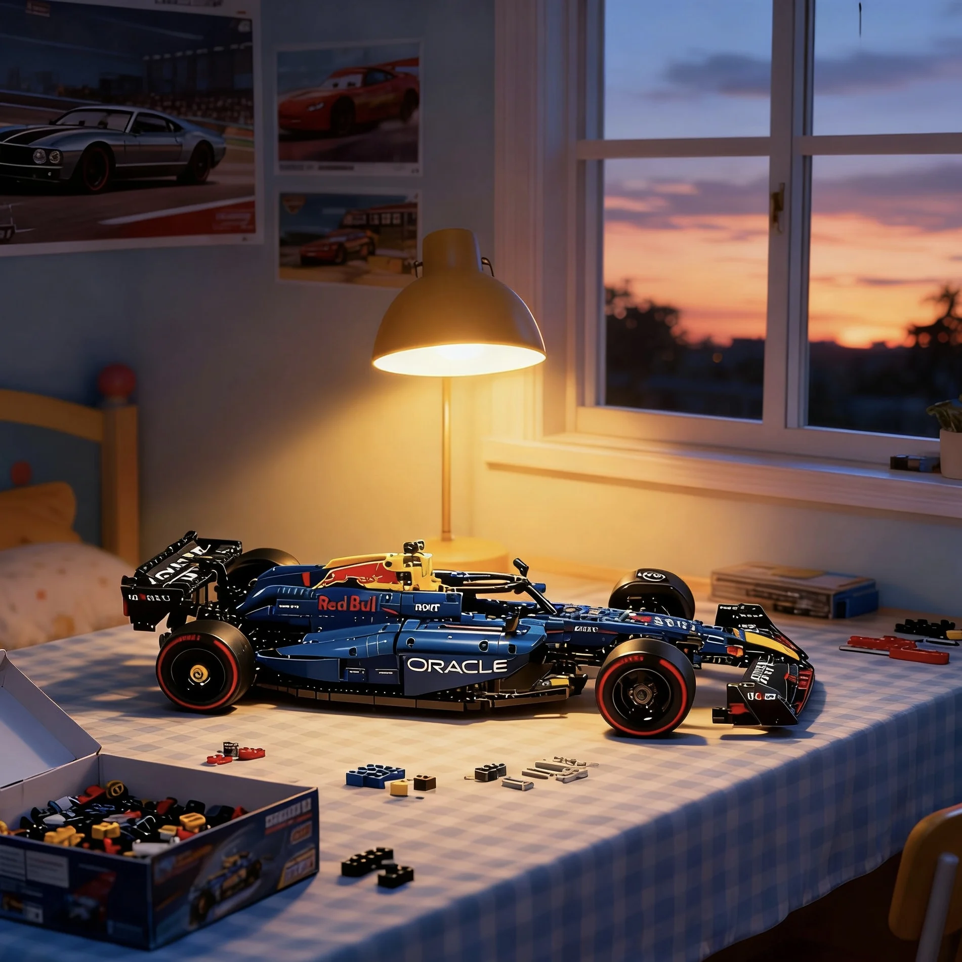 

Новый набор механических строительных блоков 42206, 1639 деталей, модель гоночного болида RB20, конструктор для взрослых и мальчиков, подарки на Рождество