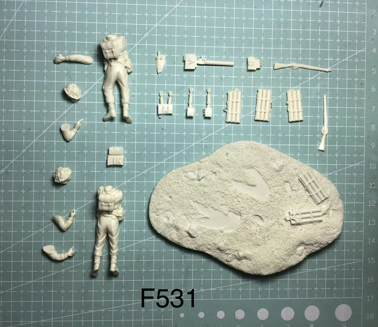 1/35  Resin Model Figure GK， Unassembled and unpainted kit