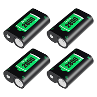 2800mAh Rechargeable Battery for Xbox One , Xbox Series X|S,Xbox One S,Xbox One X, Xbox One Elite Controller&LED Dual Charger