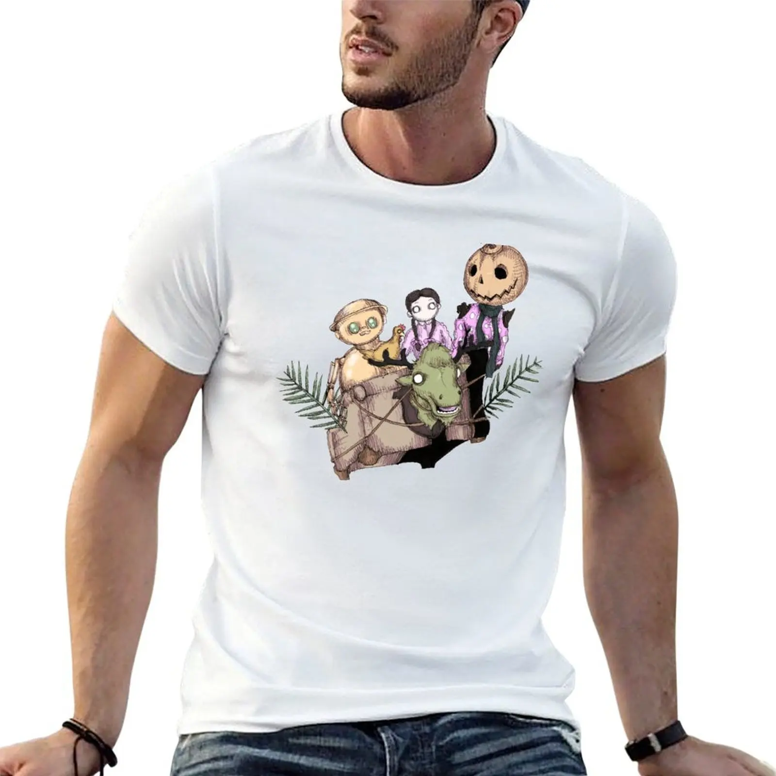 Return T-Shirt Funny t-shirt blue archive men t shirt