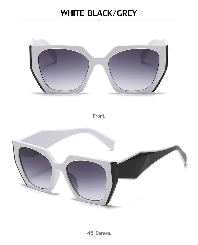 Mode Cat Eye Sonnenbrille Frauen 2025, Luxus Marke Design Vintage Quadrat Punk Sonnenbrille Für Damen Shades Retro Brillen UV400 – Detail 17