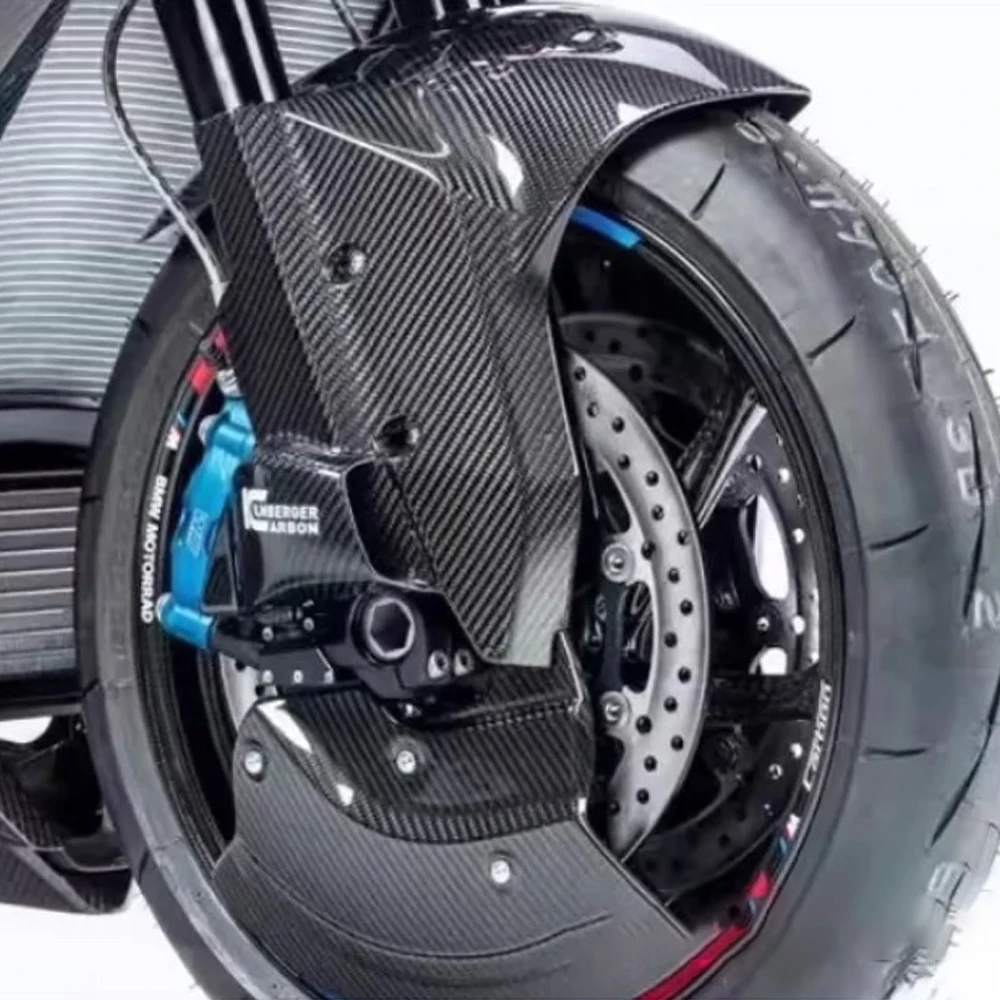 Image of Kohlefaser-Vorderkotflügel-Bremsscheibenhalterung für BMW S1000R/RR M1000RR/R S1000XR M1000XR Motorrad-Tuningteile
