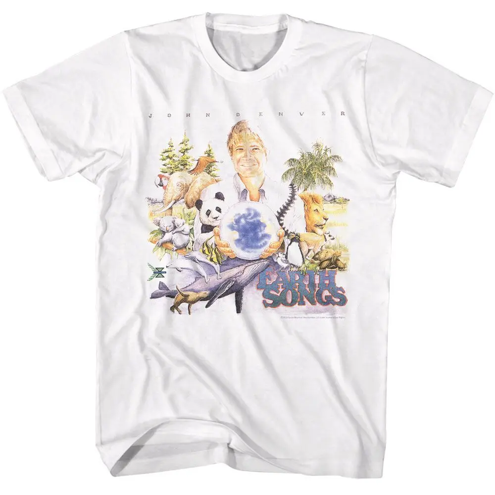 

John Denver Earth Songs Album Cover Music Shirt