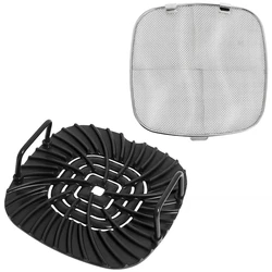 Splatter Shield + cremagliera per Ninja Foodi AG301 accessori per friggitrice ad aria 5-In-1 Grill friggitrice ad aria AG300,AG300C,AG301C,AG302