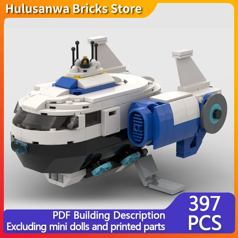 

Popular Adventure Game Model MOC Building Bricks Trade Spaceship Modular Technology Gifts Holiday Assemble Children Toys Suit
