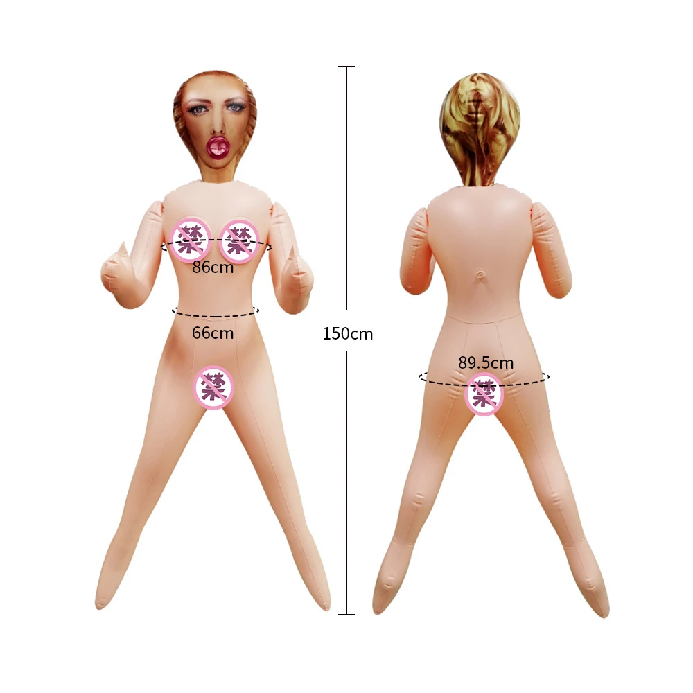 

Wig body fully inflatable female mannequin, Toroso, mouth shot is possible, inflatable, maniqui, head doll, DS8020, 150cm