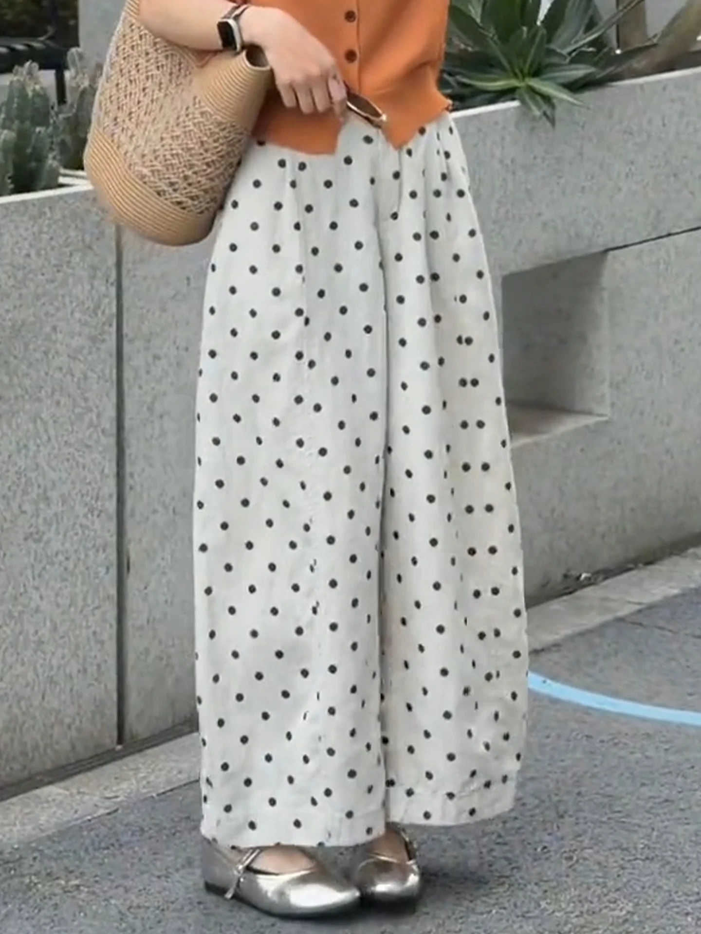 

High Waist Loose Casual Wide Leg Rutabaga Pants Women Summer Thin New 2026 Linen Curved Knife Pants Casual Straight Le...