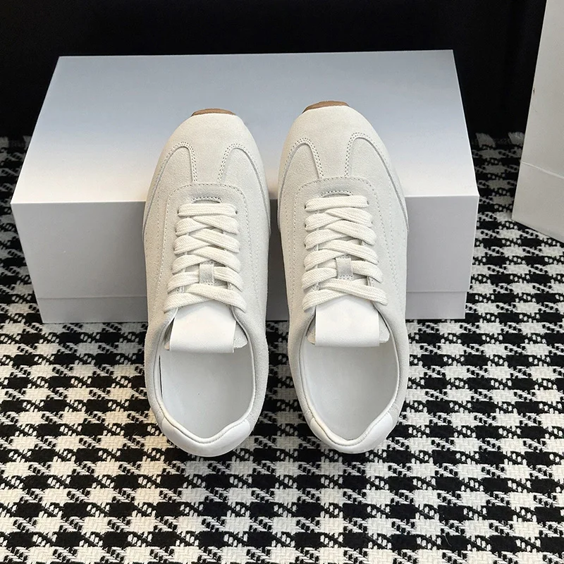Suede Casual Loafers, Walking Shoes, Women's Training Shoes, Fashionable And Versatile_vogvips.com