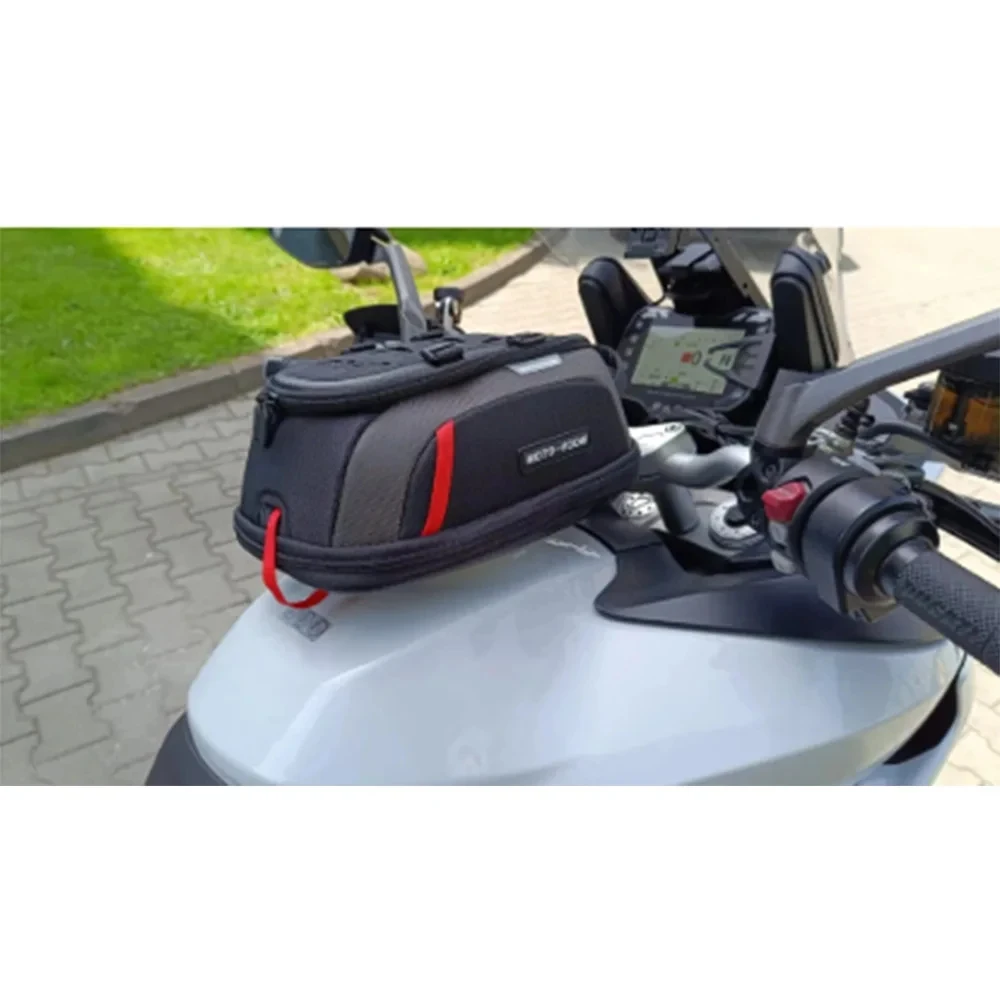 For Suzuki VStrom 800de Accesorios Moto 800de Fuel Tank Bag Motorbike Magnetic Tank Bag Accessories Portable Card Phone Bag
