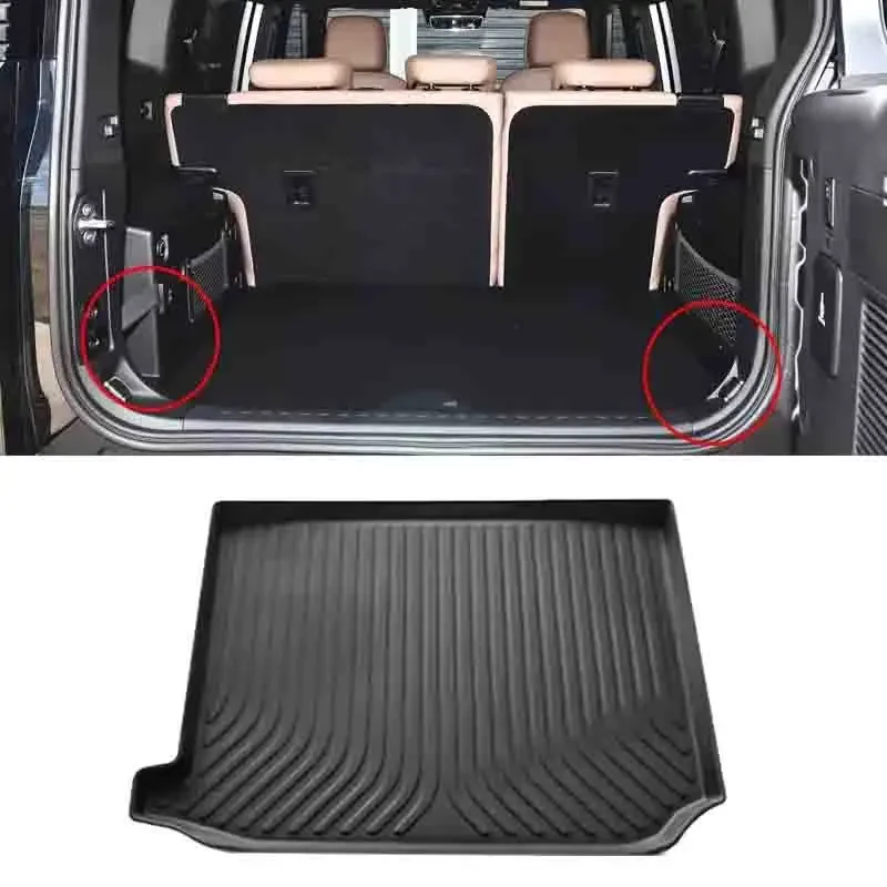 Pasuje do Jetour T2 2023 2024 2025 Traveller Car TPE Trunk Floor Mat Cargo Pad Carpet Odporny na zarysowania wnętrze Auto Akcesoria